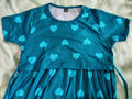 NAVY BLUE WITH SKY BLUE HEART